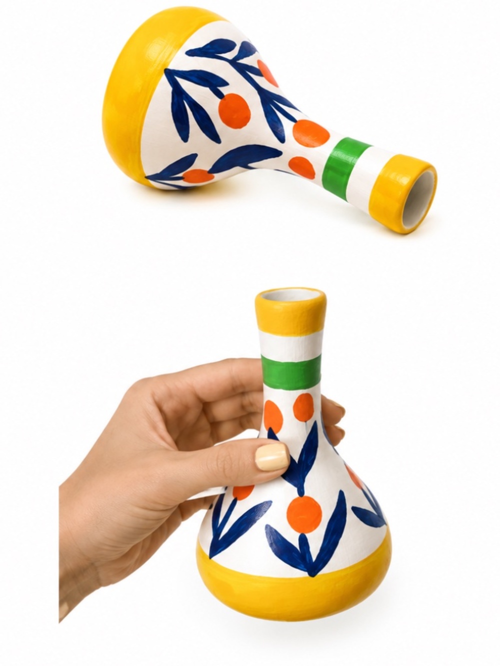 Hand painted ceramic